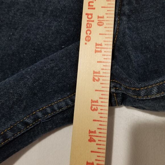 Vintage Guess Jeans Womens 31 Blue Denim High Rise Tapered Leg Made in USA 26050 - Picture 7 of 9